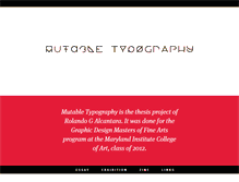 Tablet Screenshot of mutabletypography.com